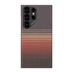 Sunset Moonrise Tactile Woven Case For S24 Ultra